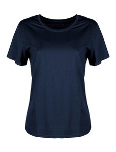Solada T-shirt Donna Girocollo In Cotone Manica Corta Blu Taglia X/2xl