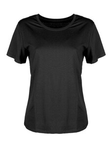 Solada T-shirt Donna Girocollo In Cotone Manica Corta Nero Taglia X/2xl