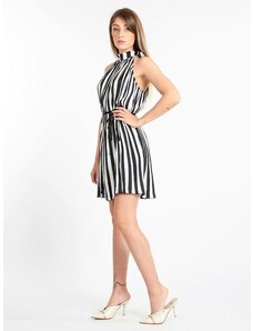 Abito Vintage Anni 50 Rockabilly Donna | Girocollo Senza Maniche | XXL Seno 113cm Vita 92cm