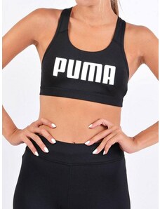 Puma Mid Impact 4keeps Brassiere Sportiva T-shirt Donna Nero Taglia Xl