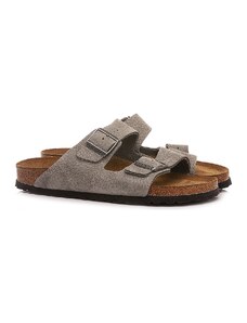 Birkenstock Sandalo-Ciabatta Uomo Arizona Pelle Grey