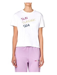 T-shirt donna Sundek art W079TEC05EY 006 colore bianco misura a scelta