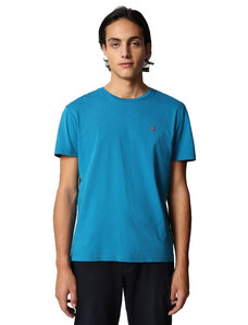 T-shirt uomo Napapijri art SALIS C SS MYKONOS BLUE colore azzurro misura a scelta