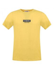 T-shirt uomo Iceberg art ICE1MTS02 YELLOW colore giallo misura a scelta