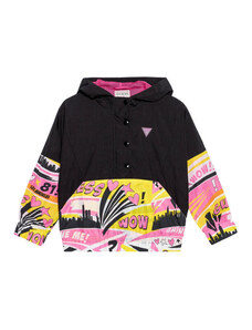 Boboli 232142 Giacca reversibile bambina rossa cappuccio e