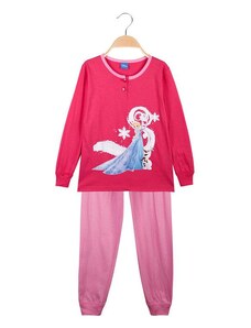 Pigiama Bambina Disney Frozen Camicia da Notte Big t-Shirt Cotone Stampata 0915 