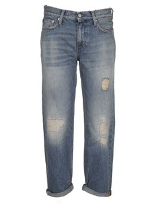 Calvin Klein Jeans baggy a vita regolare con strappi