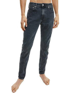 Jeans slim taper uomo Calvin Klein art J30J318395 1BY colore nero misura a scelta