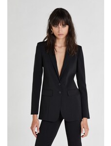 eleganti e blazer Donna Abbigliamento da Giacche da Giacche sportive Blazer squadrato di Patrizia Pepe in Nero 