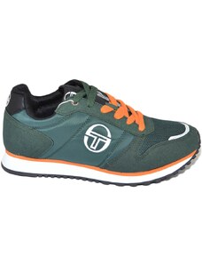LORIS COLLEGE MX- Sneakers basse Sergio Tacchini di colore verde casual con suola running bicolore