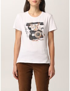 T-shirt Liu Jo in cotone con stampe e applicazioni