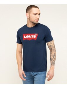 Levi's T-Shirt Housemark Standard Dress Blues Uomo Blu con logo rosso
