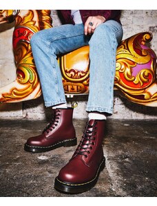 Dr. Martens Stivali 1460 SMOOTH RED CHERRY di pelle Donna