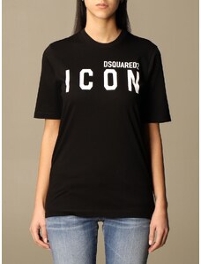 T-shirt Dsquared2 in cotone con logo Icon