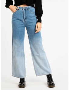 Premium Jeans Donna a Gamba Larga Zampa Taglia Xs