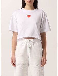 T-shirt cropped Gcds in cotone