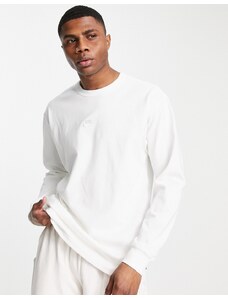 Nike - Premium Essentials - T-shirt oversize pesante bianca a maniche lunghe-Bianco