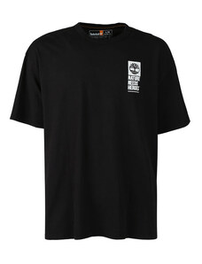 Timberland T-shirt Da Uomo In Cotone Biologico Manica Corta Nero Taglia L