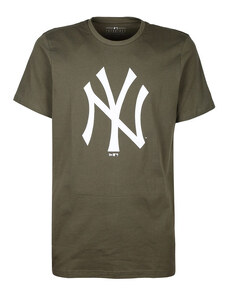New Era T-shirt Uomo York Yankees Mlb Team Logo Verde Taglia L