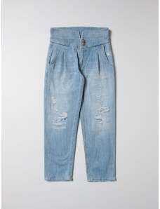 Jeans con rotture Dondup a vita alta