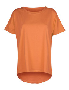 Solada T-shirt Donna Oversize Manica Corta Arancione Taglia Unica