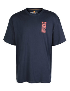 Timberland T-shirt Uomo In Cotone Biologico Blu Taglia L