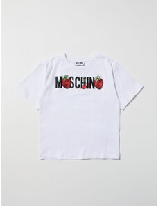 T-shirt Moschino Kid con logo e fragole