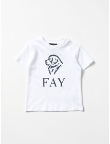 T-shirt Fay in cotone con logo