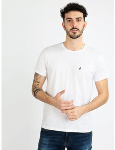 Navigare T-shirt Uomo In Cotone Manica Corta Bianco Taglia Xl
