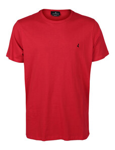 Navigare T-shirt Uomo In Cotone Manica Corta Rosso Taglia Xl