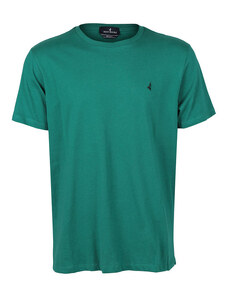 Navigare T-shirt Uomo In Cotone Manica Corta Verde Taglia L