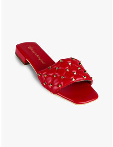 Dame Rose Ciabatte Donna Con Tacco e Foulard Beige Taglia 38