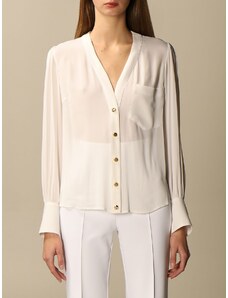 Camicia Plissettata In Poliestere Per Donna – Maniche Corte, Scollo A Risvolto, Vestibilità Regolare Perfetta Per Tutti I Giorni
