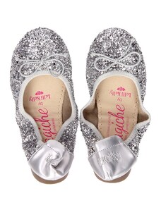 LELLI KELLY MAGICHE LK4100 ARGENTO scarpe bambina ballerine mocassini glitter 