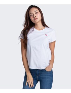 Levi's T-Shirt Basic The Perfect Tee White -Bianco Donna