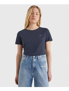 Tommy Jeans T-Shirt Slim Fit Donna - Navy