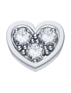 Donnaoro elements Charm donna Elements cuore reverso in oro bianco e diamanti dchf3849.003
