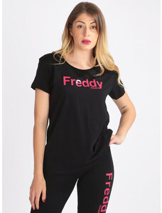 Freddy T-shirt Donna In Cotone Fucsia Taglia Xl