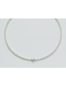 Collana di perle Yukiko in oro bianco pcl1835y