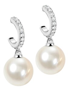 Orecchini argento donna gioielli Morellato con perla essenziale SANH03