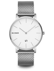 Orologio unisex solo tempo Millner Mayfair S Silver in acciaio MLW0012