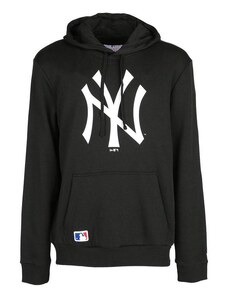 New Era Team Logo York Yankees Felpa Con Cappuccio Pesanti Unisex Nero Taglia Xs