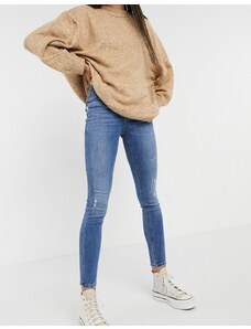 Vero Moda - Sophia - Jeans skinny a vita alta con abrasioni blu medio