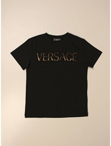 Young Versace T-shirt Versace Young con logo di strass