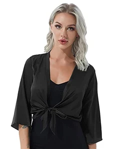 Coprispalle Bolero In Pizzo Con Paillettes Per Donna – Elegante Giacca Cardigan Da Cerimonia, Matrimonio, Cosplay (2025)