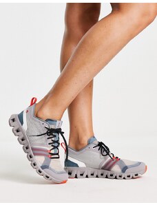 On Running - Cloud x Shift - Sneakers grigie e rosse-Rosso