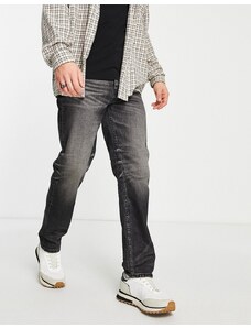 ASOS DESIGN - Cone Mill - Jeans "American classic" nero slavato