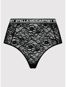 Stella McCartney Donna Abbigliamento Intimo Mutande Mutande a vita alta Slip a vita alta con logo in pizzo 