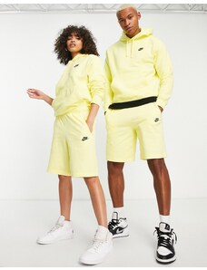 Nike Club - Pantaloncini giallo chiaro