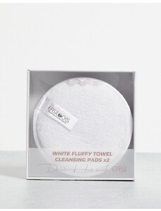 Easilocks - Confezione da 2 dischetti detergenti classici in spugna morbida bianchi-Bianco